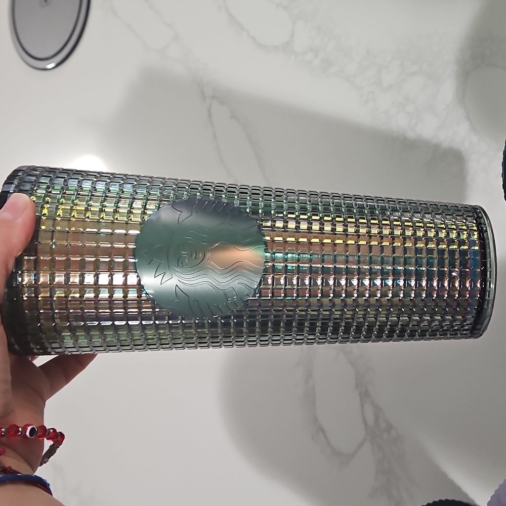 Lot Of Starbucks Textured Tumblers - Black, Lavender, Teal, Green - Picture 5 of 6